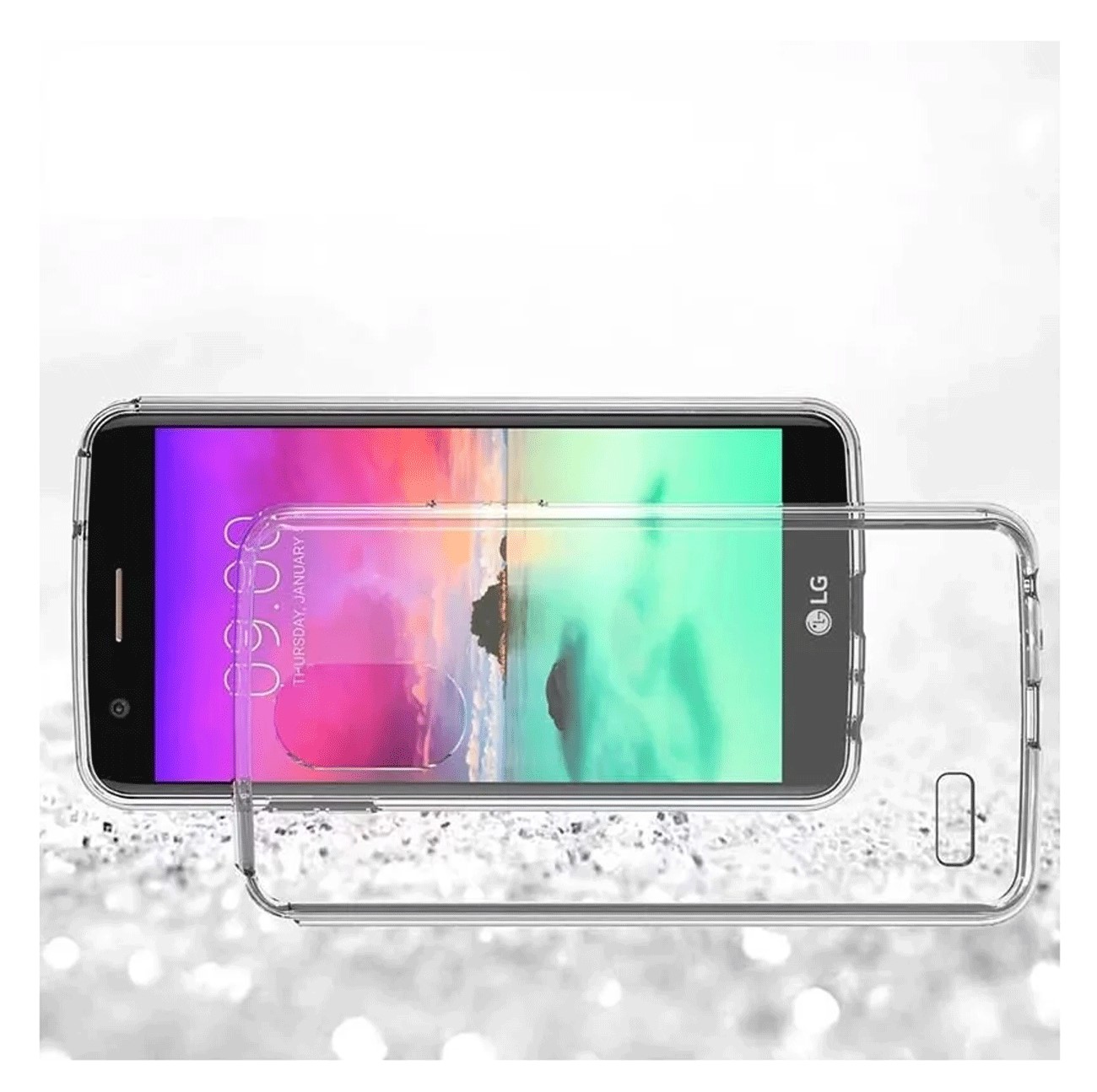 Protectores para celular  para Lg  Stylus 3 Funda de acr�lico y tpu Transparente